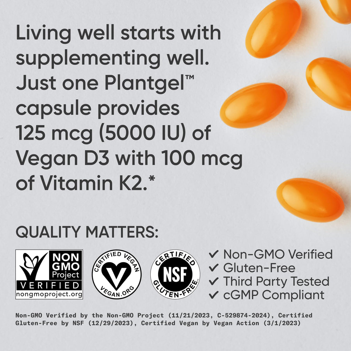 Omega-3 Cod Liver Oil 1000mg, Vitamin D 5000iu, Vitamin K 100mcg, Turmeric Curcumin Multivitamins A91896