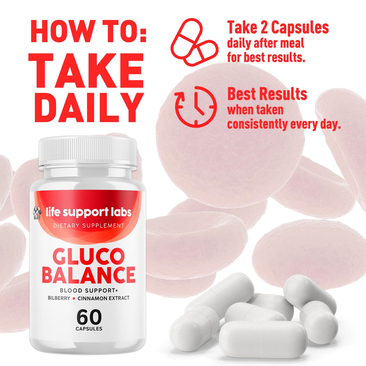 3 Pack 180 Capsules Blood Health Pills T185571