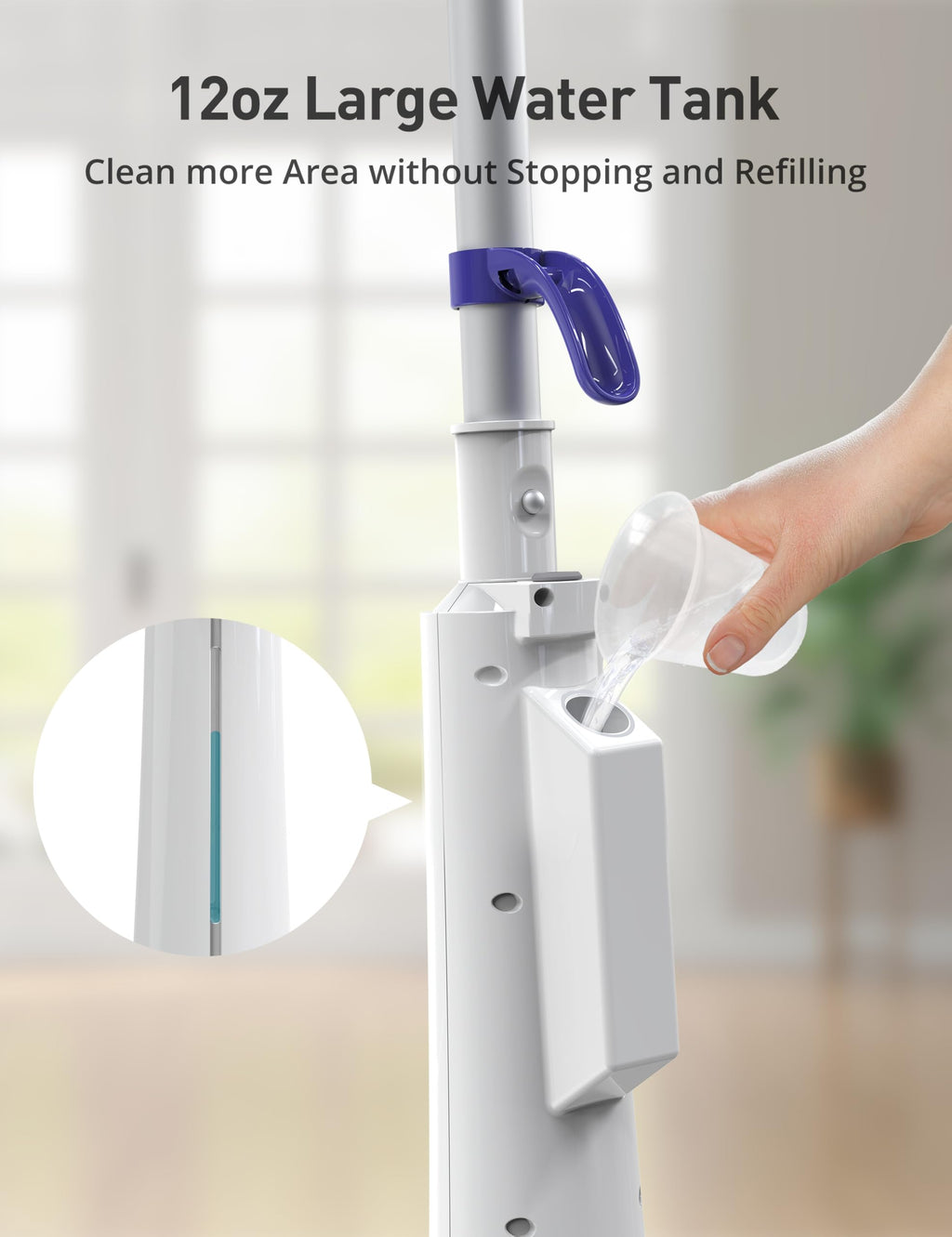 1300W Steam Mop Cleaner with 2 Washable Pads S4535