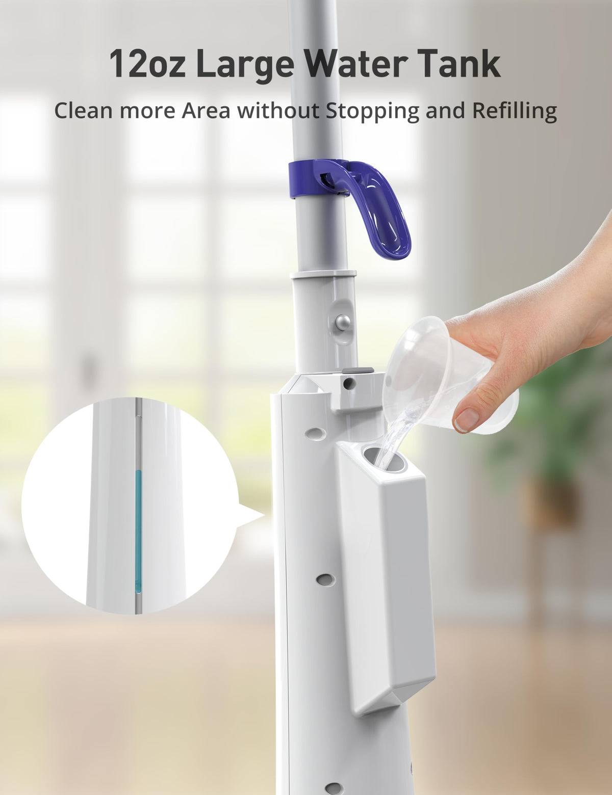 1300W Steam Mop Cleaner with 2 Washable Pads S4535