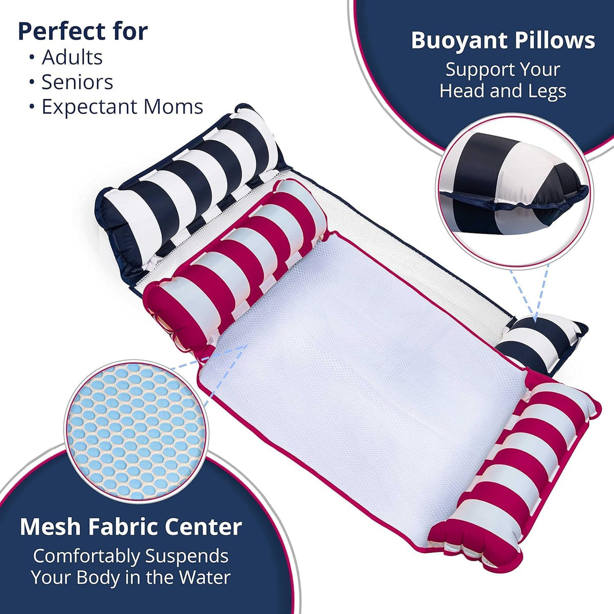 4-in-1 Hammock Pool Float L917