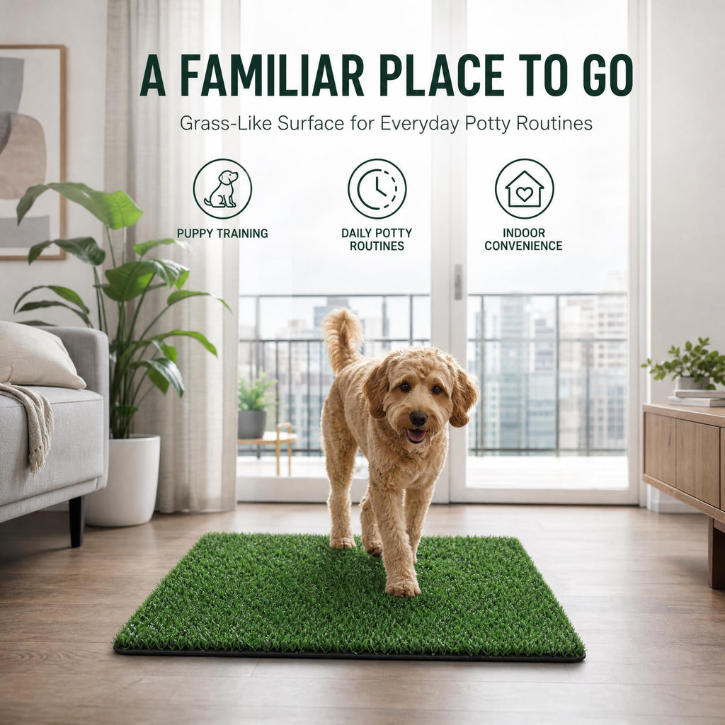 Dog Potty Grass Pads, 3 Pack, 25 x 20 in Replacement Turf T850499
