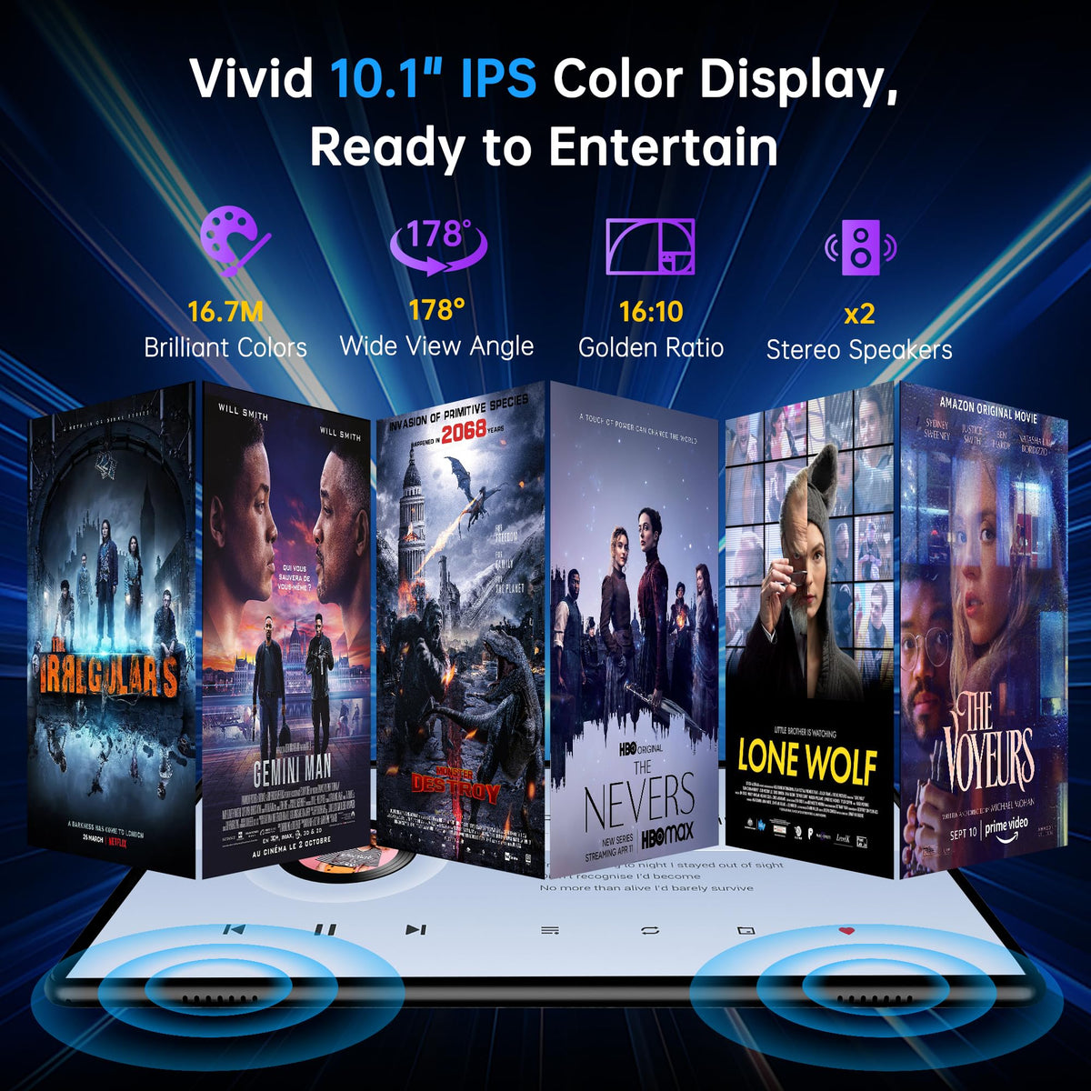 Android 14 Tablet with Sim Card Slot 10GB+32GB 10 inch Tablet L9376