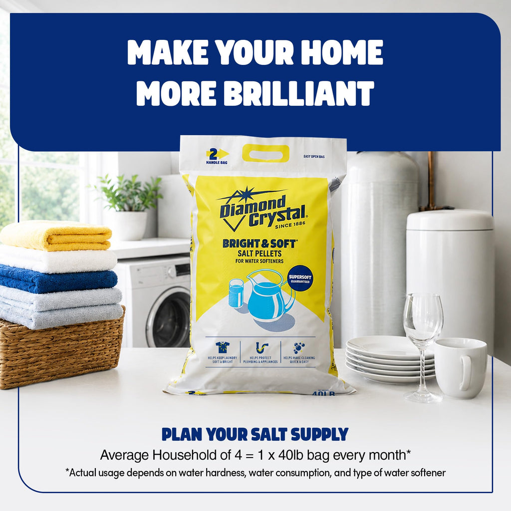 3 Pack Water Softener Salt Pellets, 40 Pounds G5111