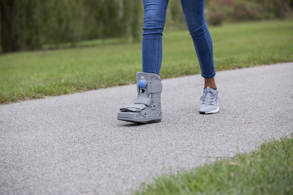 Large Grey Ankle Fracture Boot R205