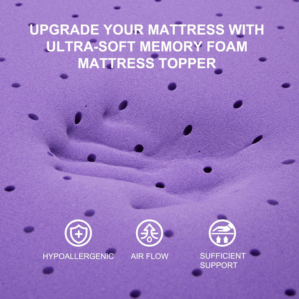 3 Inch Gel Memory Foam Mattress Topper Twin Size W362