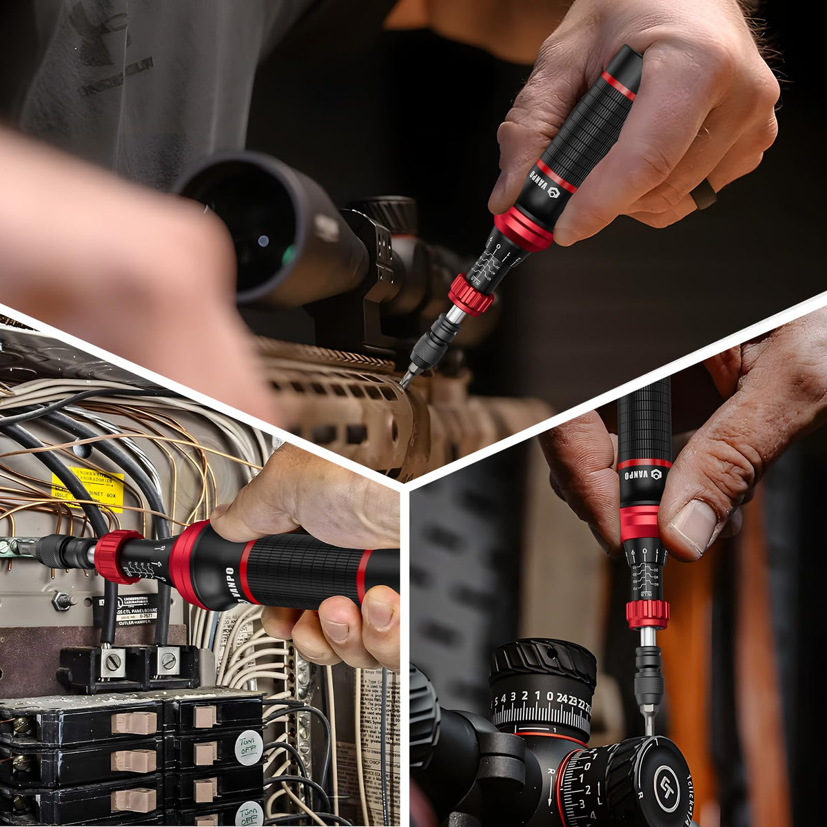 24 Pcs 10-70 Inch Pound Torque Screwdriver Set X925