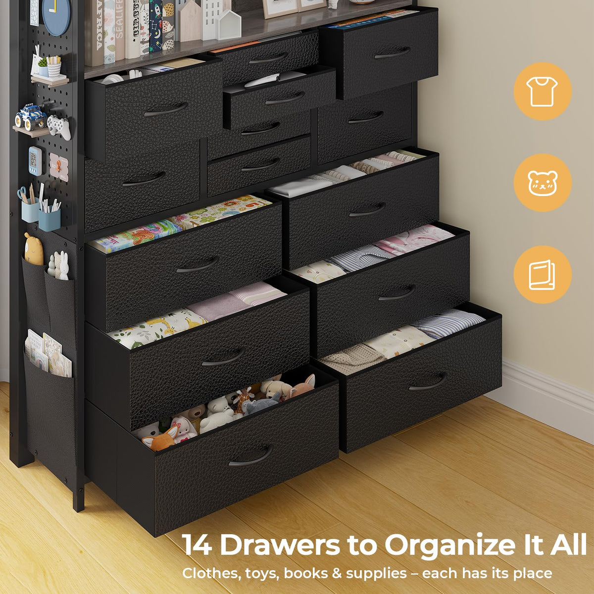 Twin Loft Bed with Desk and Storage Drawers O5592