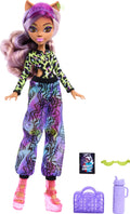 Monster High Doll with Swimsuit, Joggers & Beach Accessories F32533