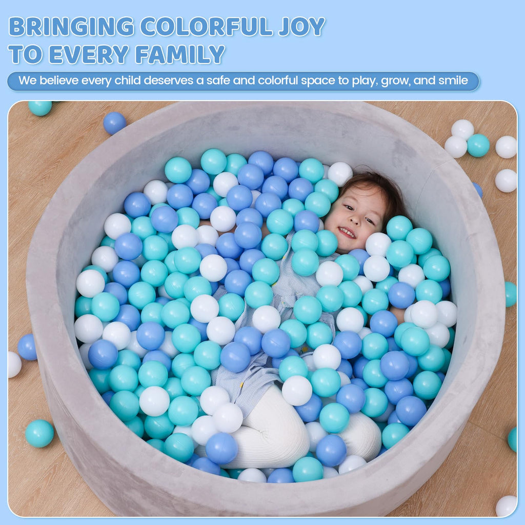 BPA Free Crush Proof Plastic Ball Pit Balls 2.15 Inch E289
