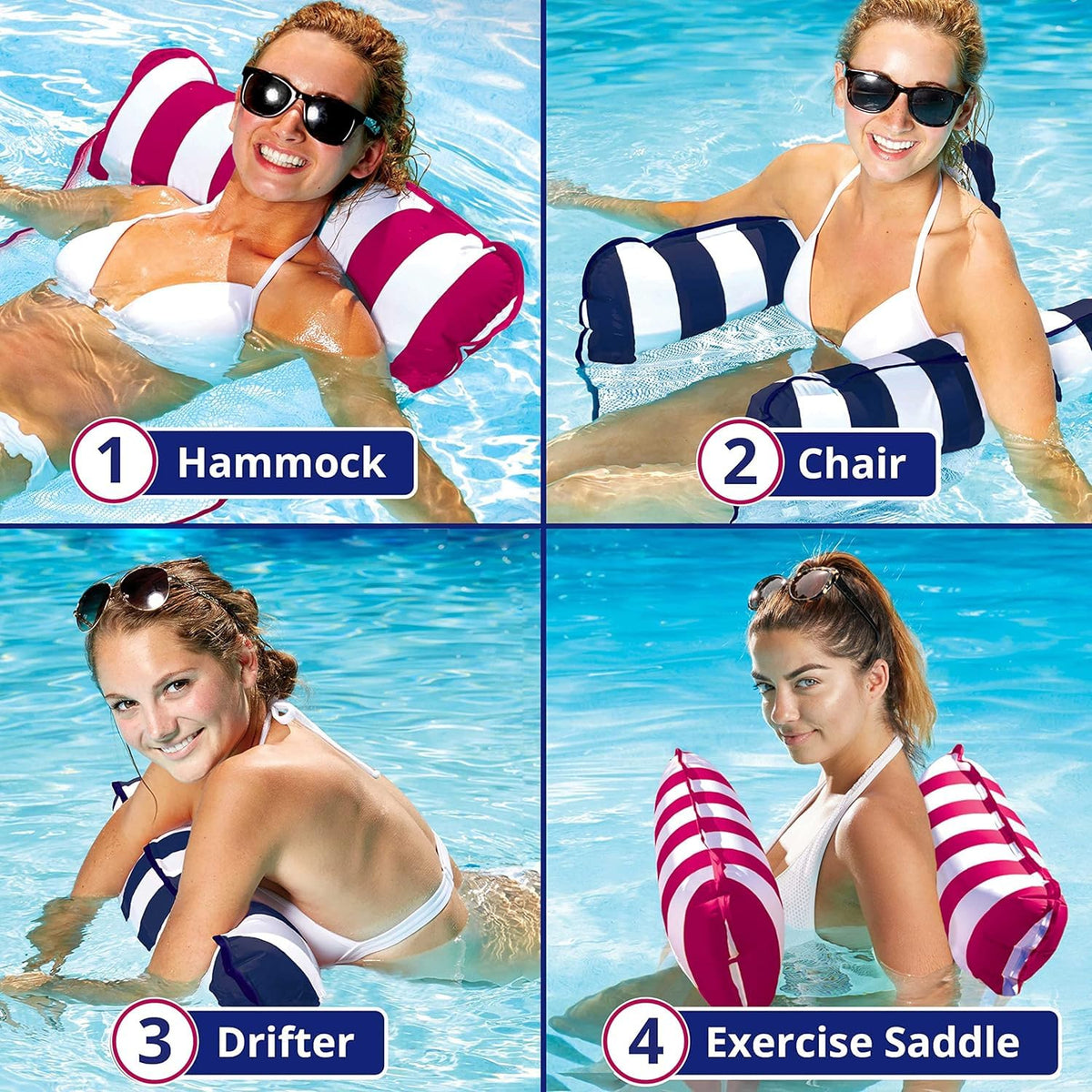 4-in-1 Hammock Pool Float L917