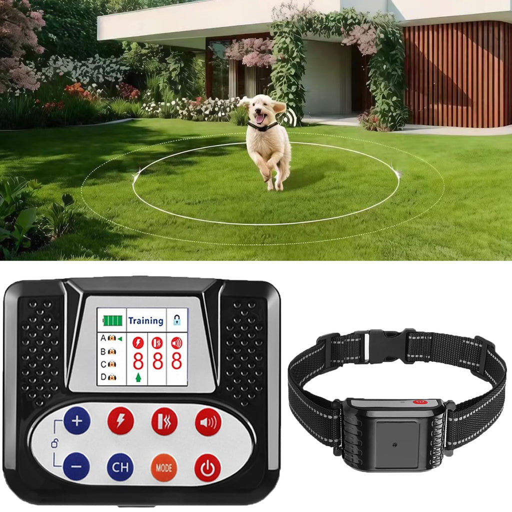 Wireless Dog Fence & Electric Training Collar with Remote C1730
