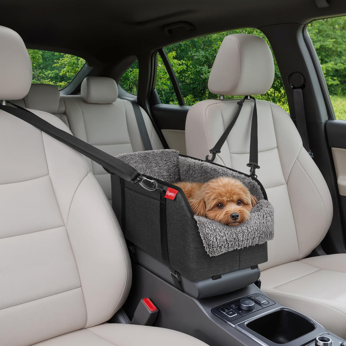 Grey Dog Car Seat I90312