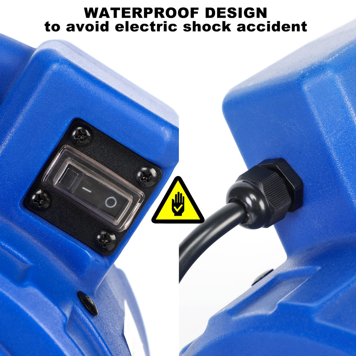 Blue 305 CFM Mini Floor Air Mover L783331