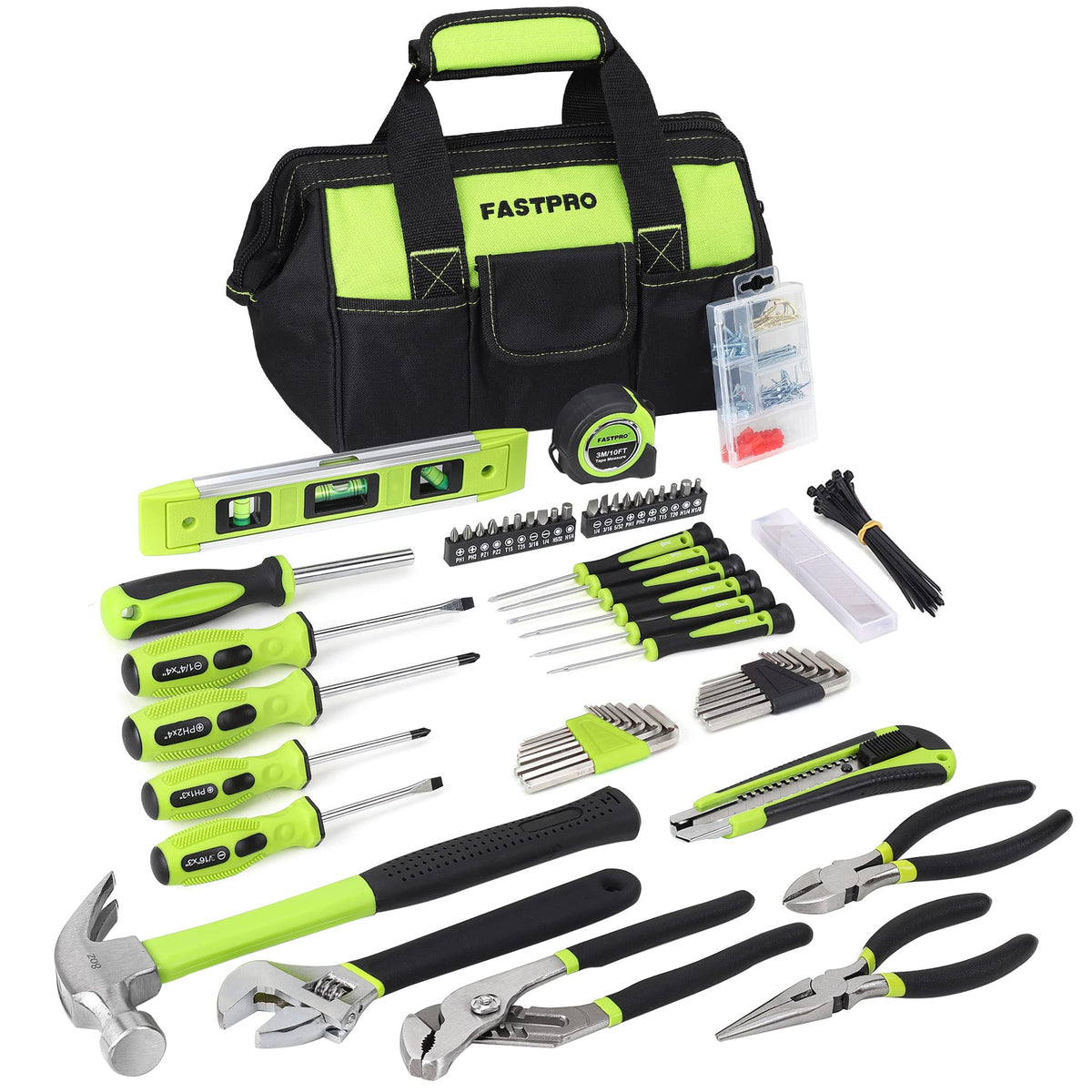 215-Piece Home Repairing Tool Set with 12-Inch Bag L439