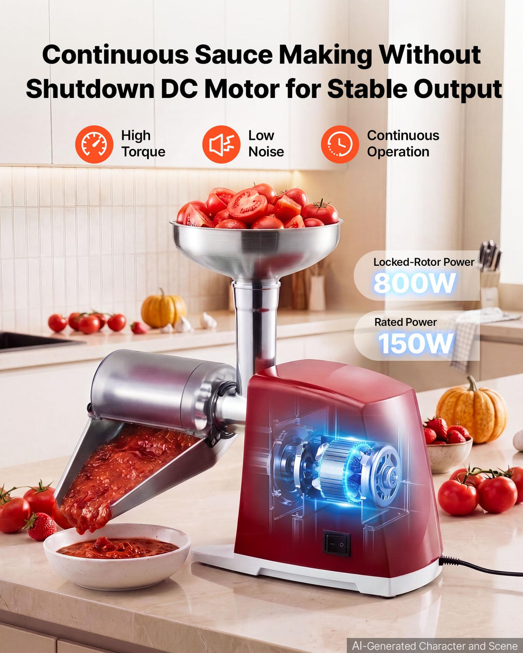 Electric Tomato Strainer 800W K93765