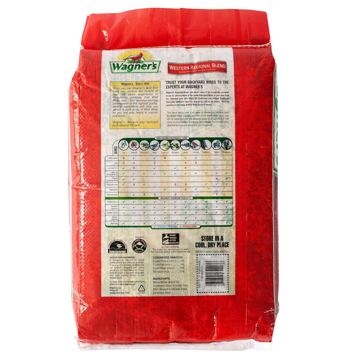 Western Regional Blend Wild Bird Food 20-Pound Bag R8918