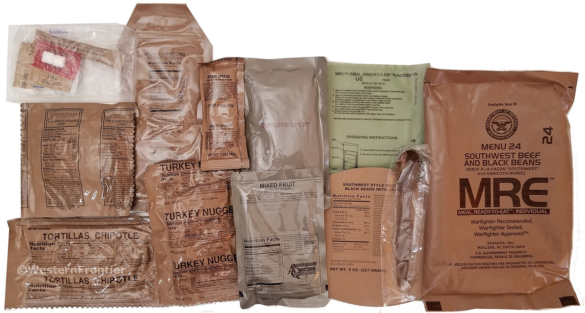 12 Meals Military Surplus Meal Ready to Eat X749