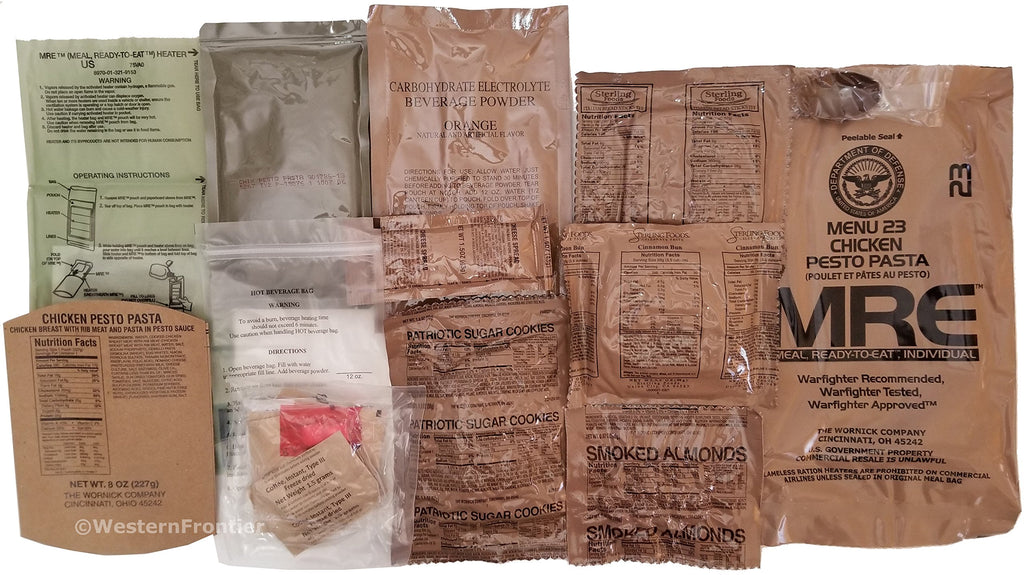 12 Meals Military Surplus Meal Ready to Eat X749