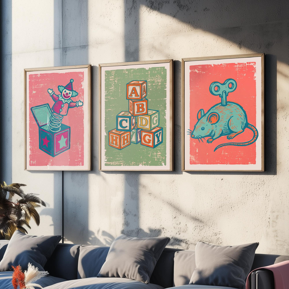 Art Prints Set of 3 U570