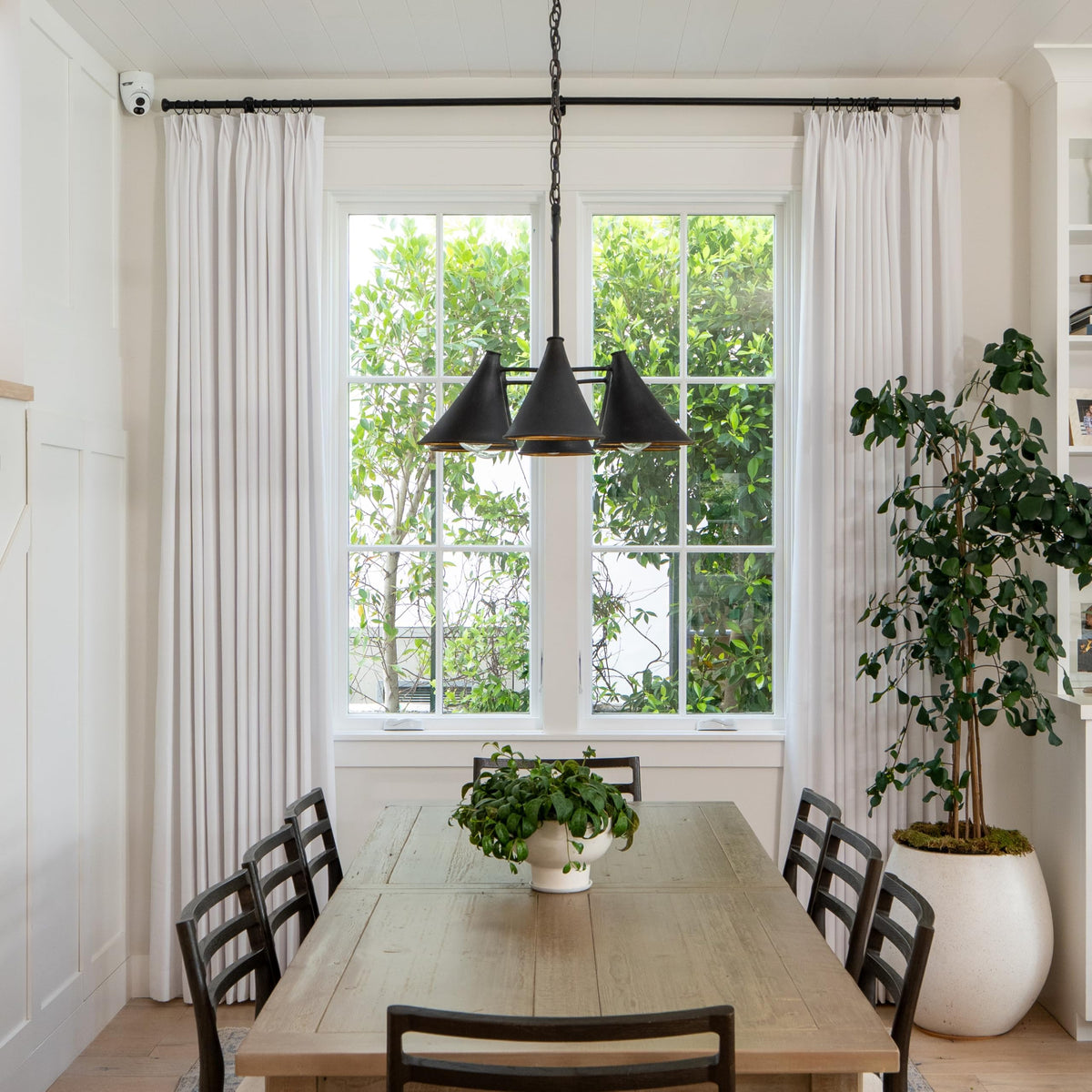 Linen Pinch Pleated Blackout Curtain 1 Panel W461765