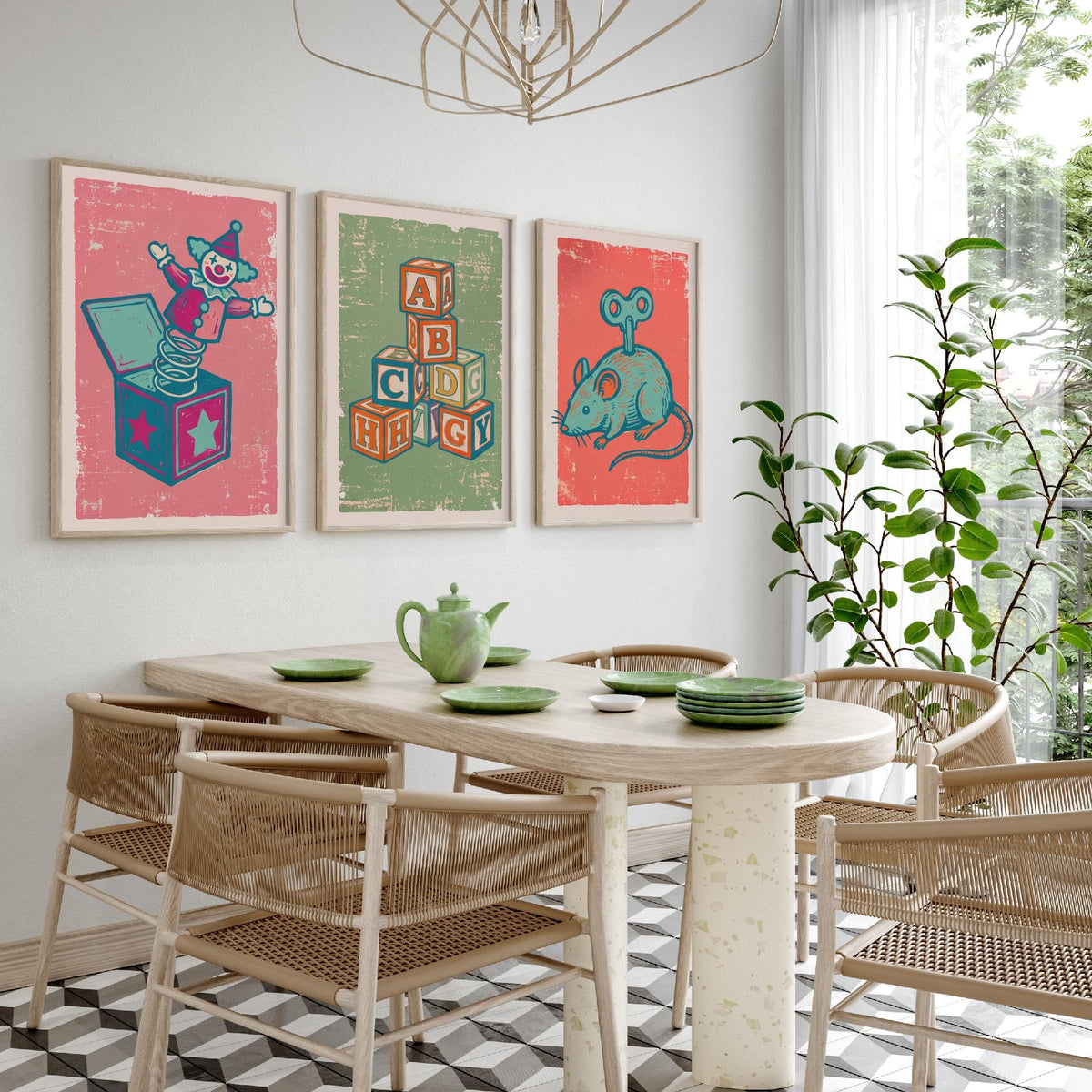 Art Prints Set of 3 U570